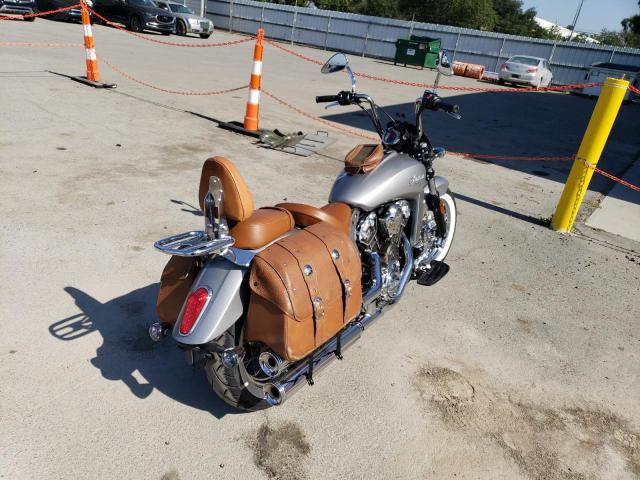 56KMSA000F3100909 - 2015 INDIAN MOTORCYCLE CO. SCOUT ABS GRAY photo 4