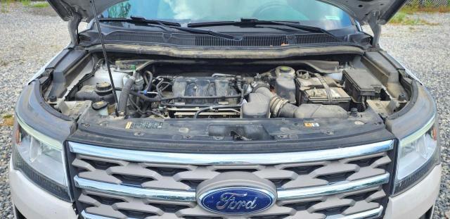 1FM5K8D82JGB69620 - 2018 FORD EXPLORER XLT WHITE photo 7