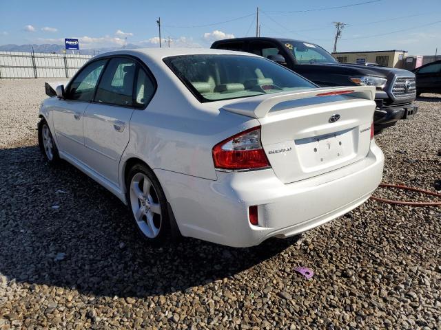 4S3BL626X97234851 - 2009 SUBARU LEGACY 2.5I LIMITED WHITE photo 3