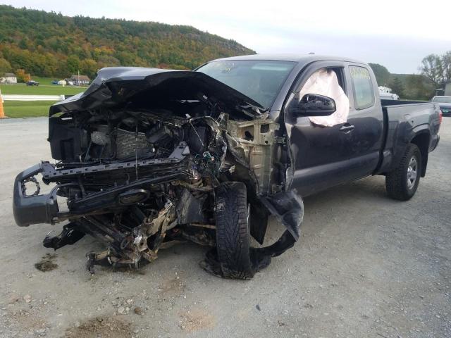 5TFSX5EN0JX058723 - 2018 TOYOTA TACOMA ACCESS CAB GRAY photo 2