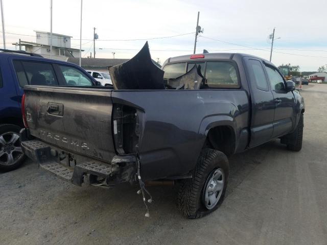 5TFSX5EN0JX058723 - 2018 TOYOTA TACOMA ACCESS CAB GRAY photo 4