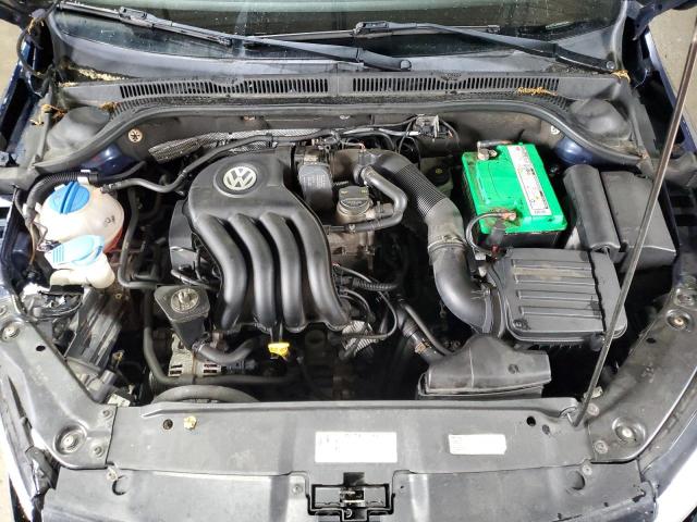 3VW2K7AJ4EM396860 - 2014 VOLKSWAGEN JETTA BASE BLUE photo 11