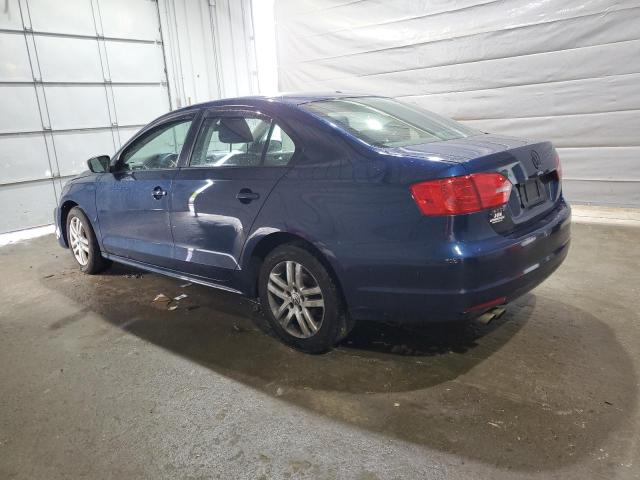 3VW2K7AJ4EM396860 - 2014 VOLKSWAGEN JETTA BASE BLUE photo 2