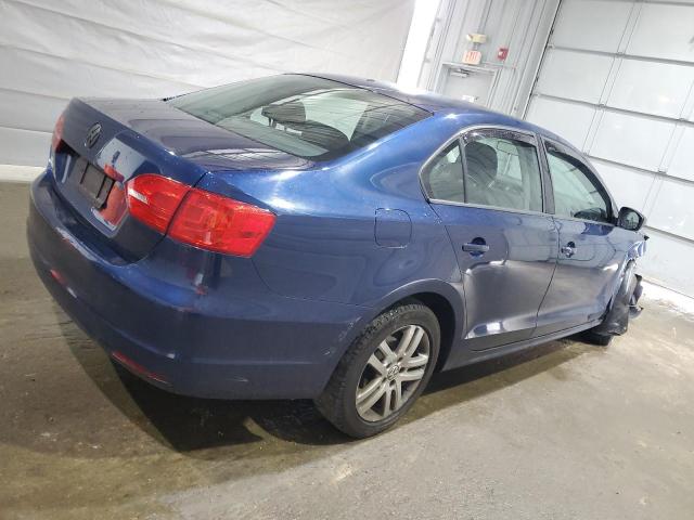 3VW2K7AJ4EM396860 - 2014 VOLKSWAGEN JETTA BASE BLUE photo 3