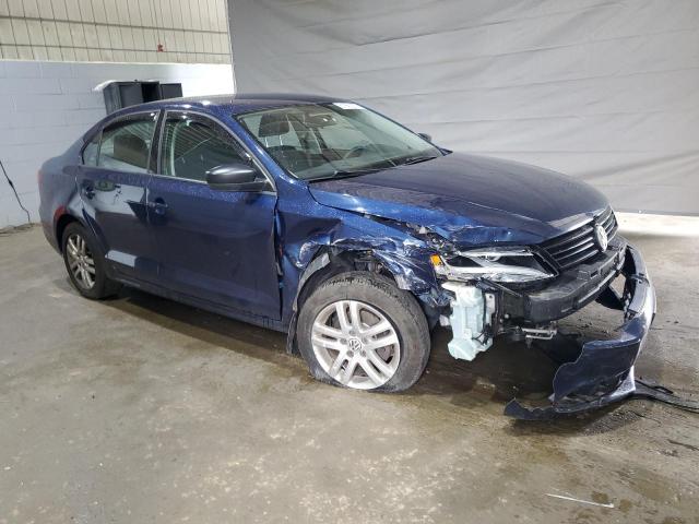 3VW2K7AJ4EM396860 - 2014 VOLKSWAGEN JETTA BASE BLUE photo 4