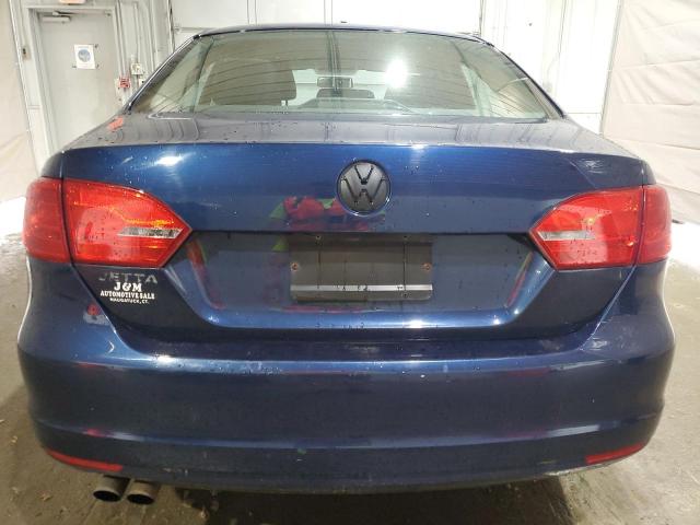 3VW2K7AJ4EM396860 - 2014 VOLKSWAGEN JETTA BASE BLUE photo 6