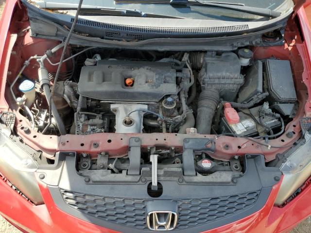 2HGFG3B15CH533346 - 2012 HONDA CIVIC EXL RED photo 11