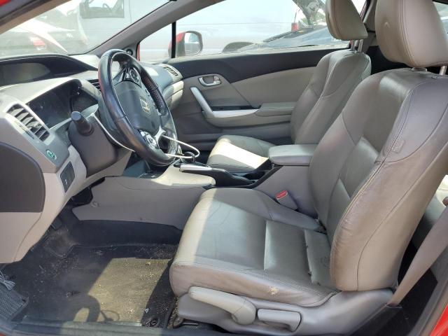 2HGFG3B15CH533346 - 2012 HONDA CIVIC EXL RED photo 7