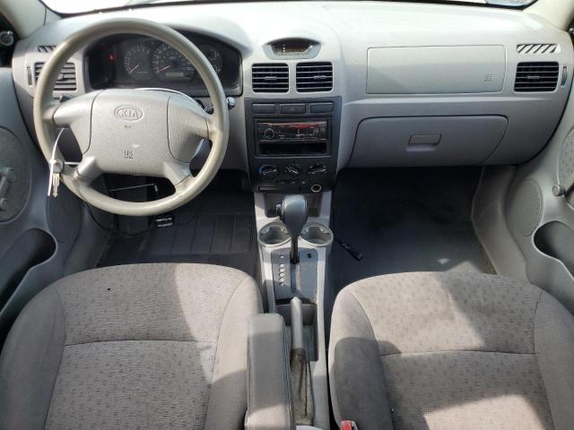 KNADC165036145331 - 2003 KIA RIO CINCO GRAY photo 8