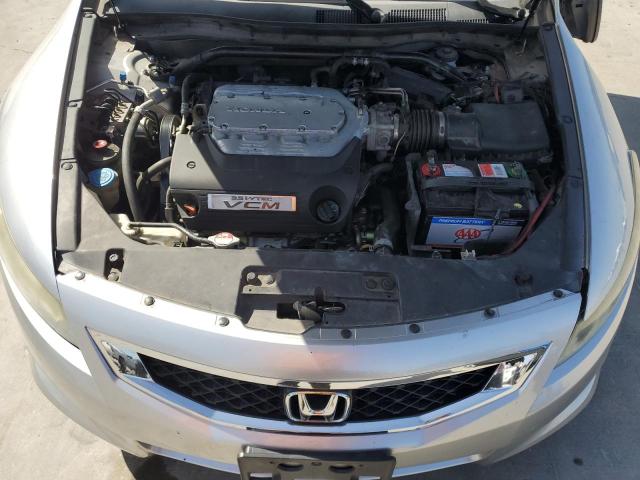 1HGCS22878A013695 - 2008 HONDA ACCORD EXL SILVER photo 11