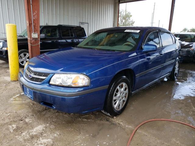 2G1WF52E239255802 - 2003 CHEVROLET IMPALA BLUE photo 1