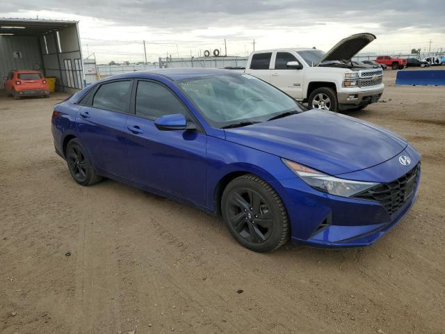 KMHLM4AG4MU065190 - 2021 HYUNDAI ELANTRA SEL BLUE photo 4