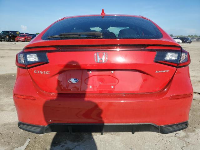 19XFL2H89NE000228 - 2022 HONDA CIVIC SPORT 红色 照片 6