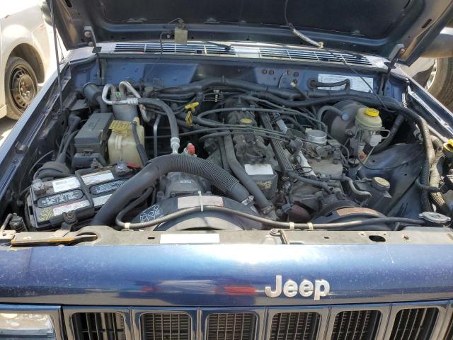 1J4FF58S61L627193 - 2001 JEEP CHEROKEE CLASSIC BLUE photo 12