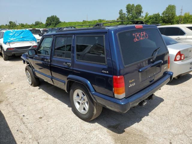 1J4FF58S61L627193 - 2001 JEEP CHEROKEE CLASSIC BLUE photo 2