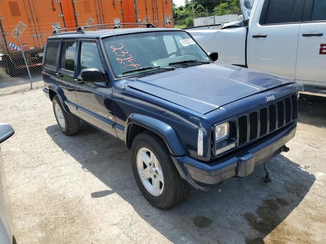 1J4FF58S61L627193 - 2001 JEEP CHEROKEE CLASSIC BLUE photo 4