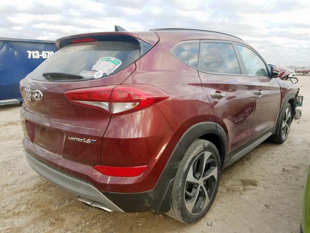 KM8J33A27HU317660 - 2017 HYUNDAI TUCSON LIMITED  photo 4