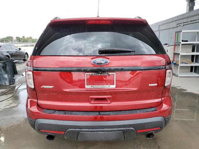 1FM5K8GT0EGC10493 - 2014 FORD EXPLORER SPORT BURGUNDY photo 6