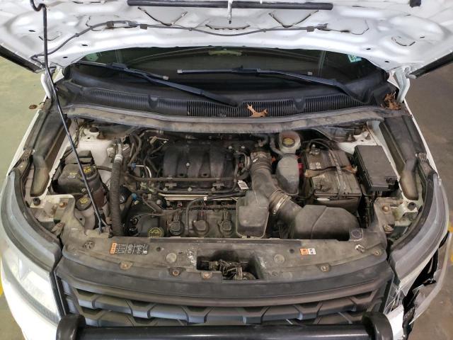 1FM5K8AR5GGD15983 - 2016 FORD EXPLORER POLICE INTERCEPTOR WHITE photo 11