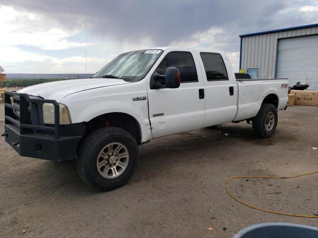 1FTWW31P45EA91788 - 2005 FORD F350 SRW SUPER DUTY WHITE photo 1