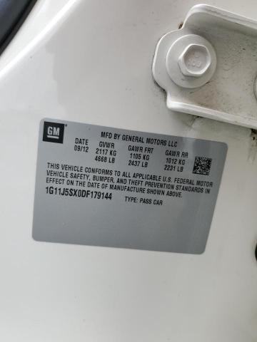 1G11J5SX0DF179144 - 2013 CHEVROLET MALIBU LTZ Ağ foto 13