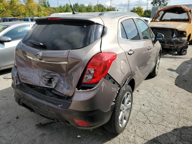 KL4CJHSB8DB143709 - 2013 BUICK ENCORE PREMIUM BROWN photo 4