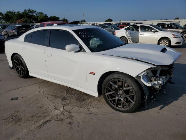 2C3CDXGJ8KH553507 - 2019 DODGE CHARGER SCAT PACK WHITE photo 4