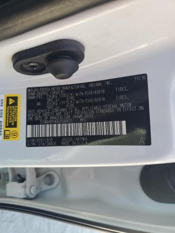 5TDKKRFH6GS506833 - 2016 TOYOTA HIGHLANDER XLE WHITE photo 14