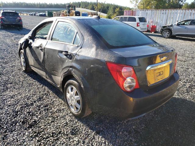 1G1JA5SH2G4117446 - 2016 CHEVROLET SONIC LS GRAY photo 3