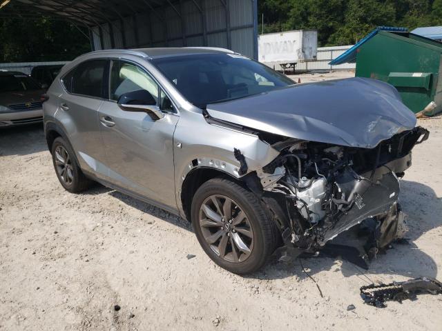 JTJYARBZ4J2108737 - 2018 LEXUS NX 300 BASE ნაცრისფერი ფოტო 4