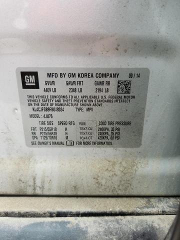 KL4CJFSB9FB048034 - 2015 BUICK ENCORE CONVENIENCE 银色 照片 12