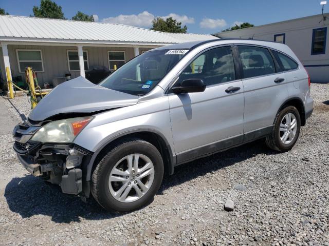 5J6RE4H31AL004552 - 2010 HONDA CR-V LX SILVER photo 1