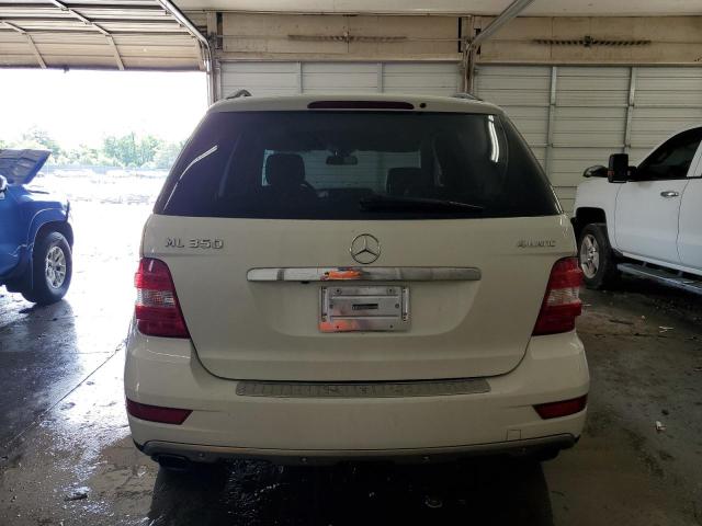 4JGBB8GB0BA702451 - 2011 MERCEDES-BENZ ML 350 4MATIC WHITE photo 6