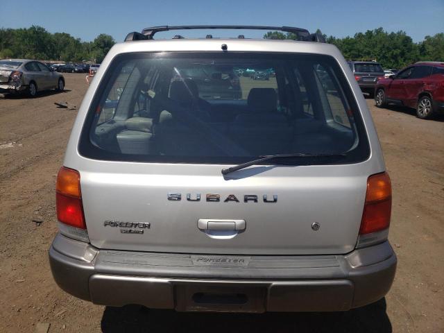 JF1SF6555YH710187 - 2000 SUBARU FORESTER S SILVER photo 6