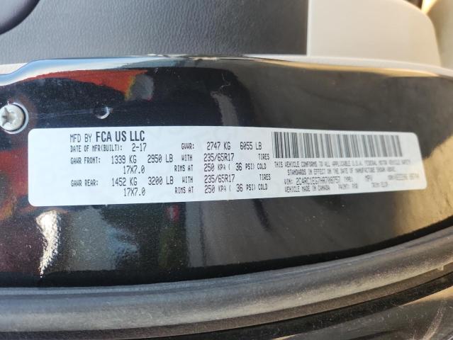 2C4RC1EG7HR708757 - 2017 CHRYSLER PACIFICA TOURING L PLUS BLACK photo 13