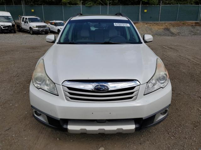 4S4BRBKC6B3382095 - 2011 SUBARU OUTBACK 2.5I LIMITED WHITE photo 5