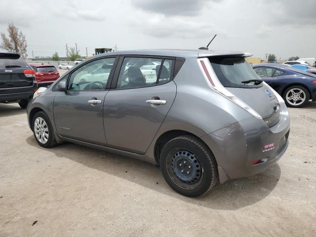 1N4AZ0CP8FC300188 - 2015 NISSAN LEAF S GRAY photo 2