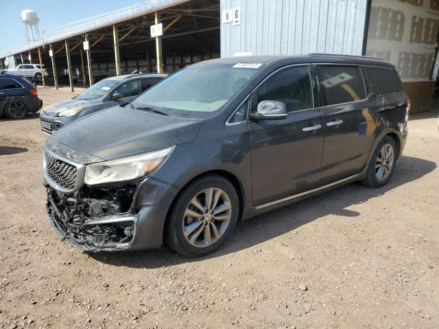 KNDME5C14J6403630 - 2018 KIA SEDONA SXL CHARCOAL photo 1