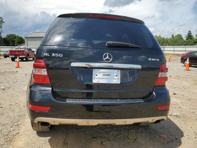 4JGBB8GB1BA681559 - 2011 MERCEDES-BENZ ML 350 4MATIC BLACK photo 6