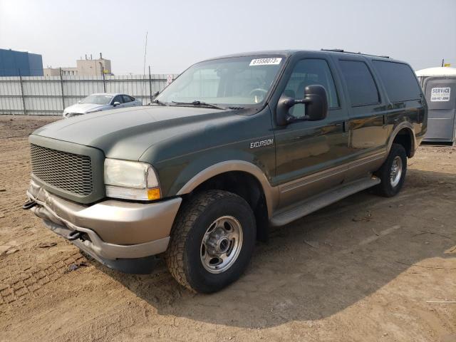 1FMNU45S33EA24209 - 2003 FORD EXCURSION EDDIE BAUER GREEN photo 1