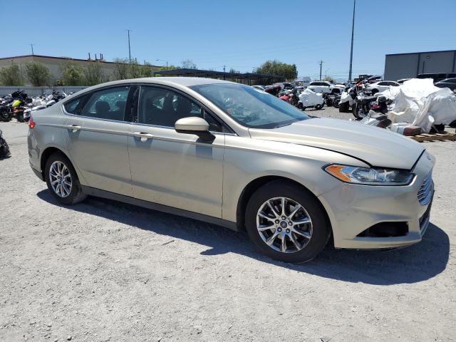 3FA6P0G77FR242503 - 2015 FORD FUSION S TAN photo 4