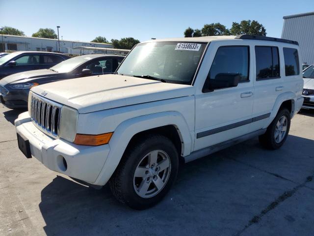 1J8HH48K77C537460 - 2007 JEEP COMMANDER WHITE photo 1