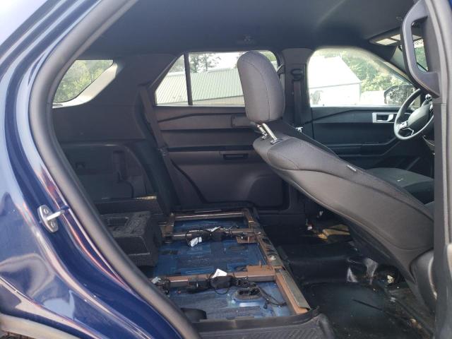 1FM5K8AW6LGC15097 - 2020 FORD EXPLORER POLICE INTERCEPTOR BLUE photo 11