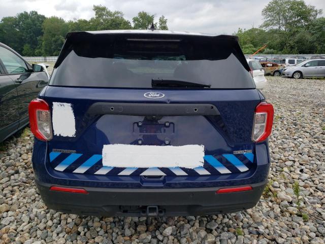 1FM5K8AW6LGC15097 - 2020 FORD EXPLORER POLICE INTERCEPTOR BLUE photo 6