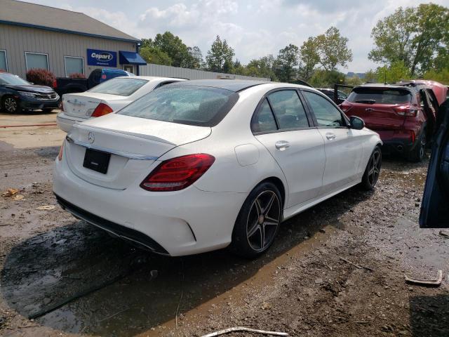 55SWF6EB4GU174976 - 2016 MERCEDES-BENZ C 450 4MATIC AMG WHITE photo 3