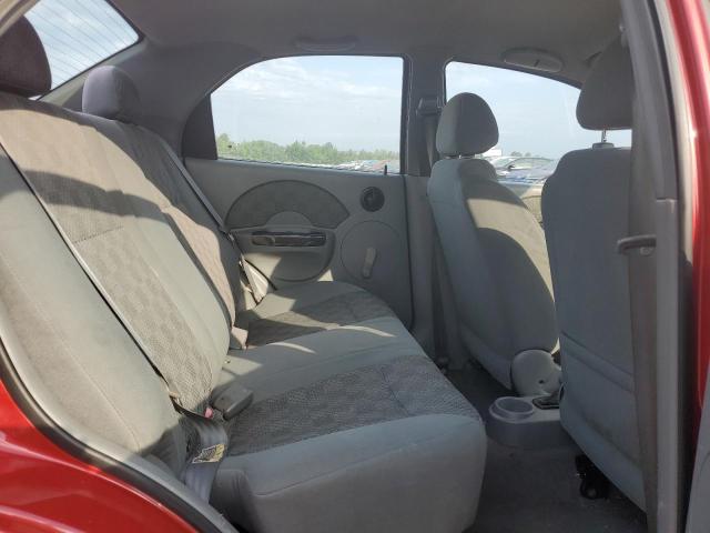 KL1TD52635B461339 - 2005 CHEVROLET AVEO BASE RED photo 10