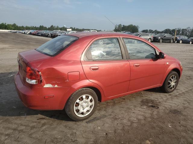 KL1TD52635B461339 - 2005 CHEVROLET AVEO BASE RED photo 3