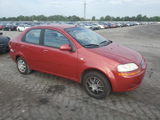 KL1TD52635B461339 - 2005 CHEVROLET AVEO BASE RED photo 4
