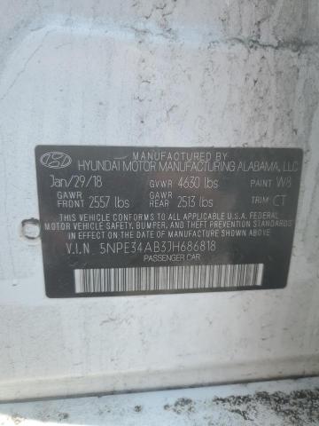 5NPE34AB3JH686818 - 2018 HYUNDAI SONATA SPORT أبيض صورة 13