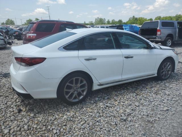 5NPE34AB3JH686818 - 2018 HYUNDAI SONATA SPORT أبيض صورة 3